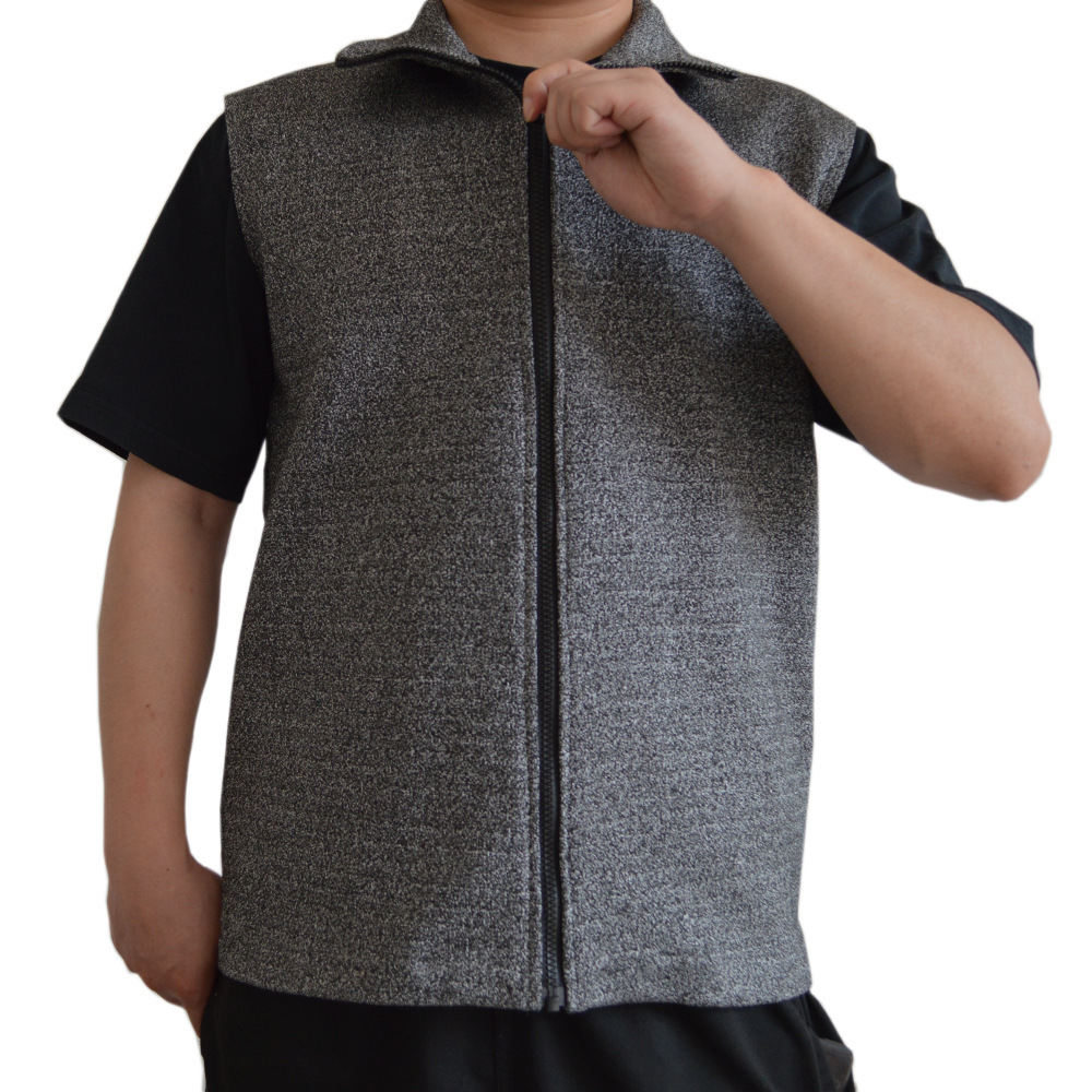 厂家新品防割背心玻璃厂安保工作服拉链马甲外穿防割衣服款式时尚