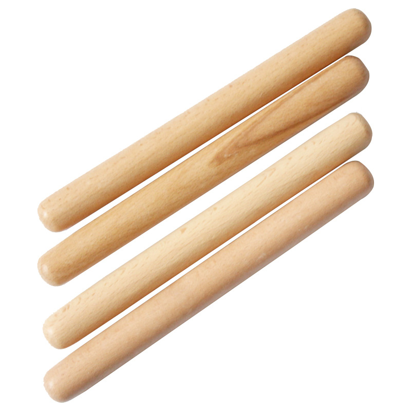 Fábrica al por mayor de madera para niños ritmo palo instrumento de percusión jardín de infantes educación temprana instrumento musical de madera ciencia y educación Juguetes
