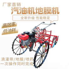 汽油机覆膜机盖膜机压膜机农用铺地膜机器烤烟土豆草莓花生覆盖机