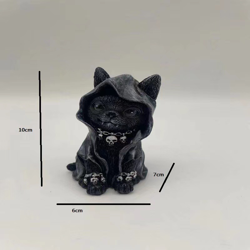 Cat Pattern Cute Cat Resin Daily Ornaments
