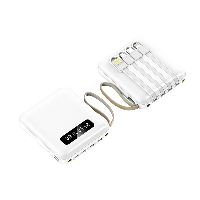 卸売ミニ自己完結型ラインパワーバンク大容量 20000 mAh クロスボーダーモバイルパワーギフトプリントロゴ|undefined