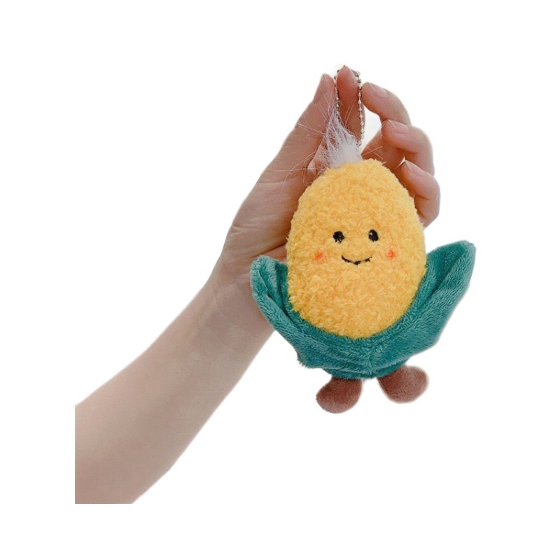 野菜と白菜のトウモロコシの大衆の高い顔の値のペンダントの潮萌のかわいい創意の学生のカップルのカバンのキーホルダー|undefined