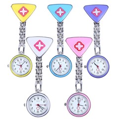 Triangle Nurse Night Light Watch for Women, Creative Student Breast Watch, Simple and Cute Silicone Quartz Watch, Wholesale