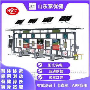 Dual-Position Multi-Functional Intelligent Second-Generation Fitness Training Equipment Solar Voice Face Scanning Lcd Screen Display Test Station
