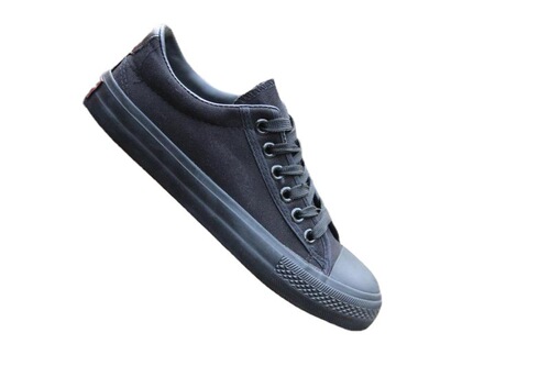 Spring and autumn new all-pure black cloth shoes pure black casual men's shoes soft-soled canvas shoes men's work shoes work shoes cloth shoes