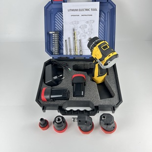 Lithium Electric Drill Multifunctional Household Electric Screwdriver Hand Drill Woodworking Wholesale Impact Electric Drill Tool Hardware Charging