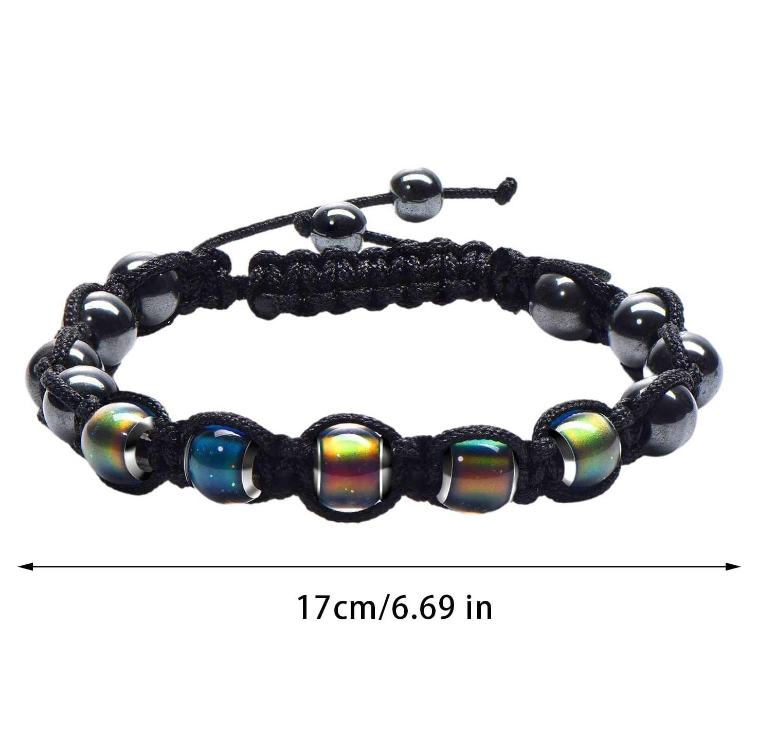 Fashion Geometric Agate Braid Bracelets