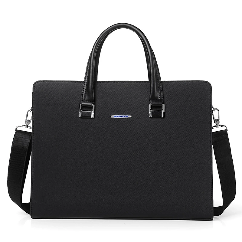 Handheld polyurethane bag strap on the belt, laptop, (Cross-border trading), business version, genuine leather