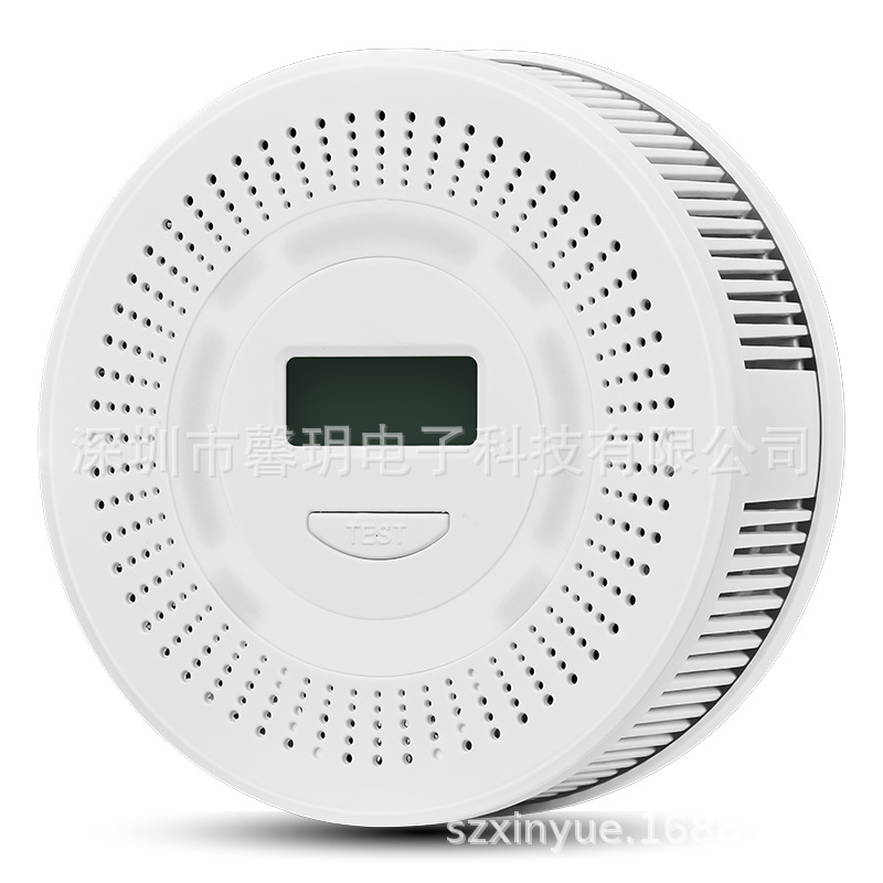 Nueva estación independiente Amazon transfronterizo e-commerce CO detector de humo 2-en-1 de detección de alarma