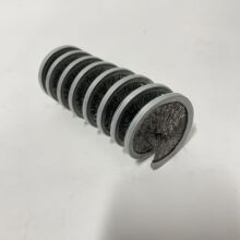 冷墩线材除锈除粉除尘清理防尘螺旋式尼龙铜钢丝内绕缠绕弹簧刷辊
