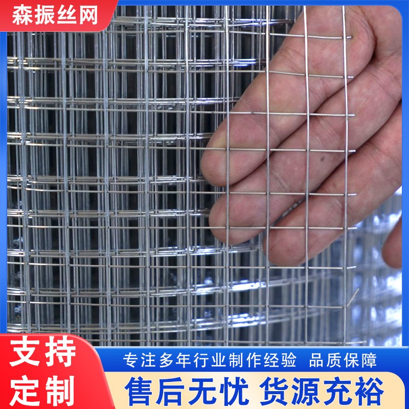养殖场镀锌网片防鼠小孔养鸡网抹灰烟道镀锌网格片批发电焊网围栏