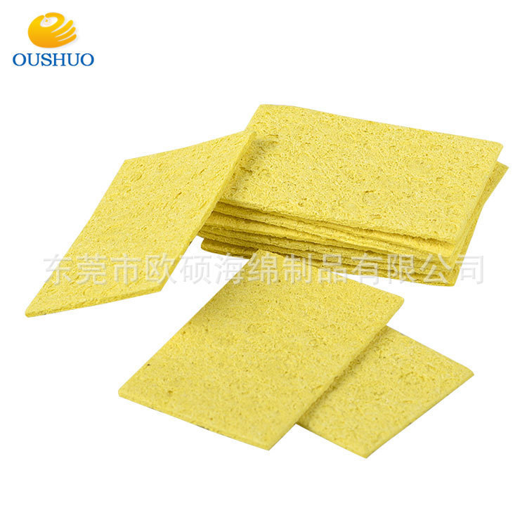 Thickened soldering iron cleaning sponge, solder removal cotton, high-temperature resistant, 6*6CM, water-swelling cleaning cotton wholesale Thickened soldering iron cleaning sponge, solder removal cotton, high-temperature resistant, 6*6CM, water-swelling cleaning cotton wholesale