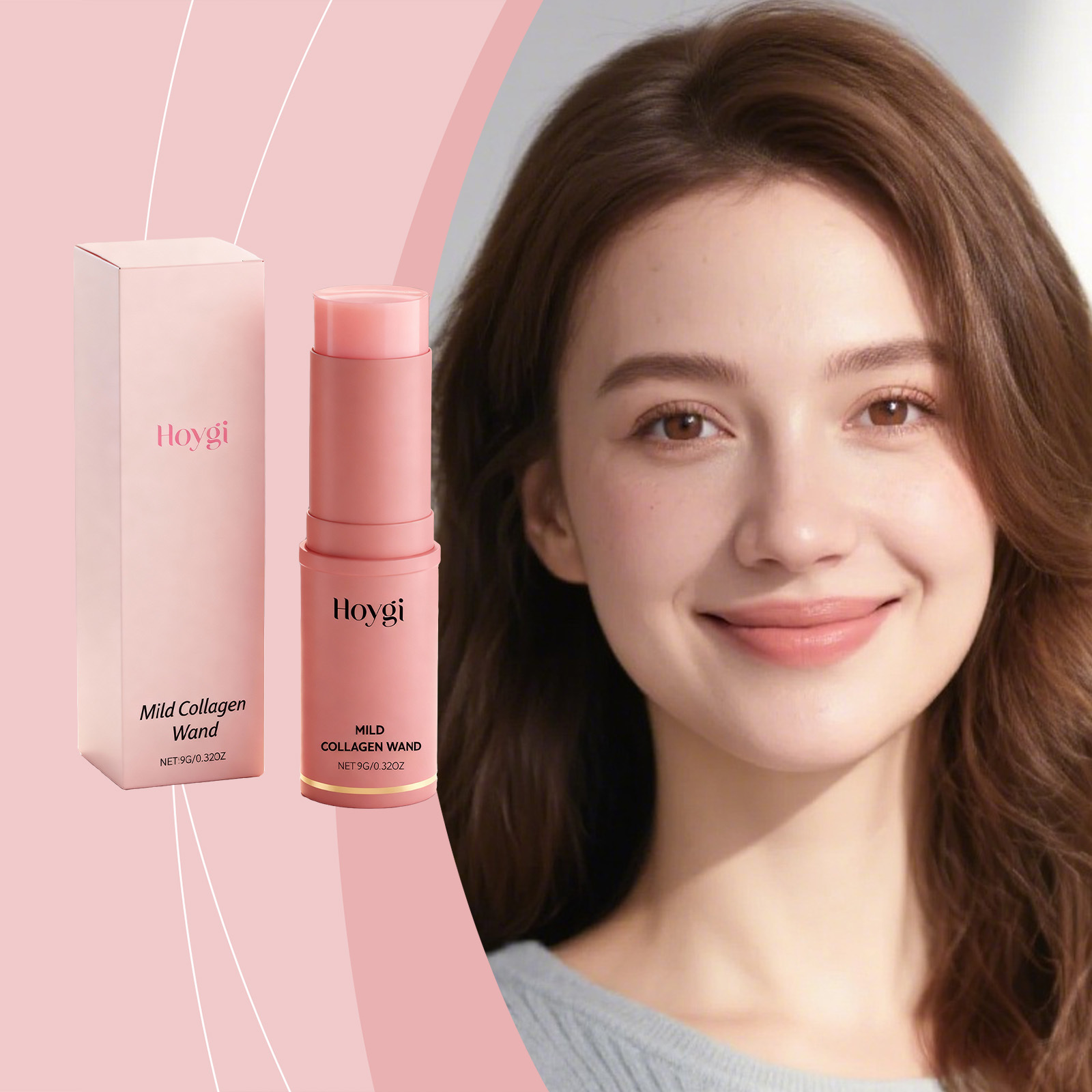 Hoygi Collagen Skin Care Stick Moisturizing and Softening Daily Skin Care Stick for Facial Skin