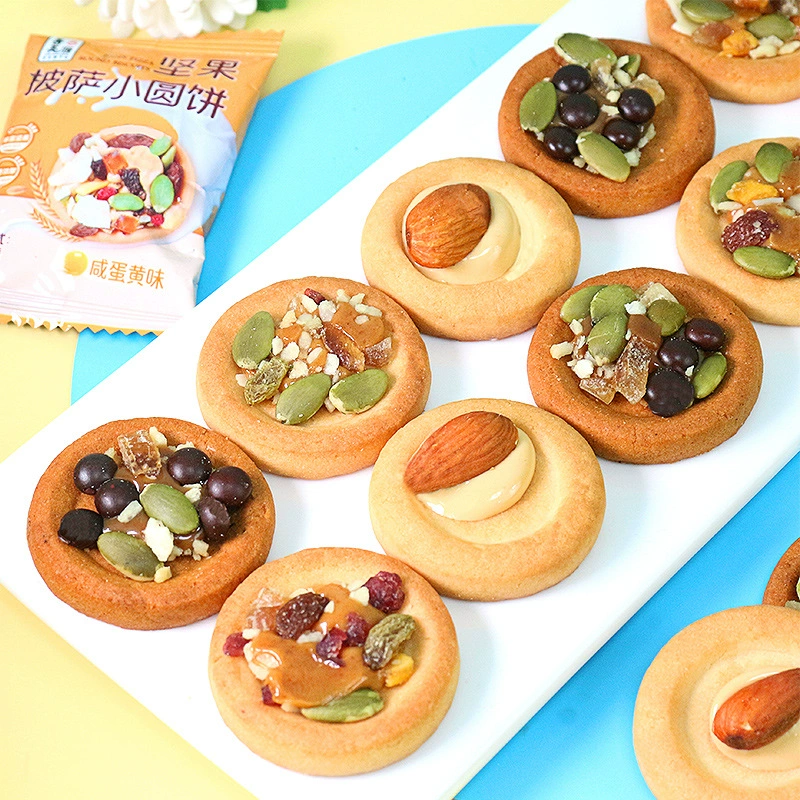 善美源 Nut pizza маленькие печенья Nuts Conscania snack breakfast cakes office