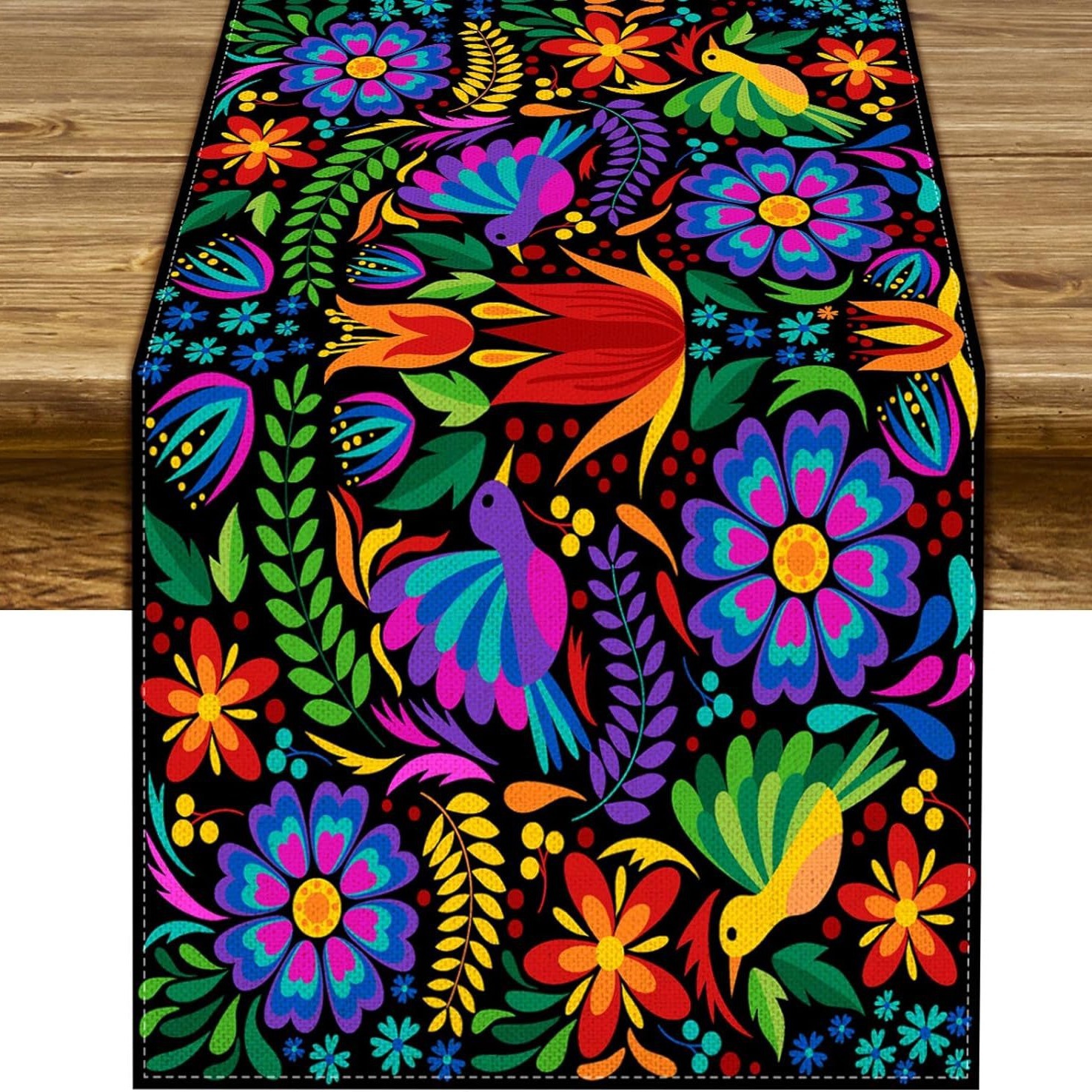 Transfronterizo 2024 Amazon nuevo tema de carnaval fiesta decoración de mesa de lino tabla de bandera mesa de comedor restaurante