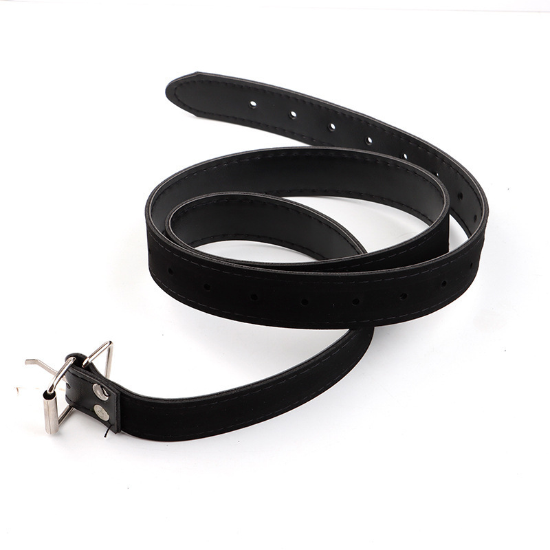 Leather Restraint Strap Set, 7-Piece Bondage Kit with Split-Leg Straps — detail image 3