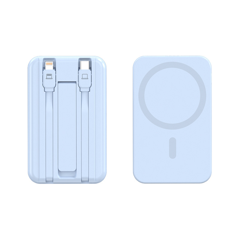맥세이프 마그네틱 보조배터리 10000·20000mAh 22.5W 고속충전 15W 무선충전 케이