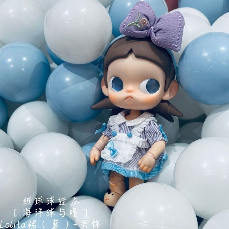 Zsiga向往之处可动人偶玩偶Lolita裙头饰套装蓝白海洋球新款可爱|undefined