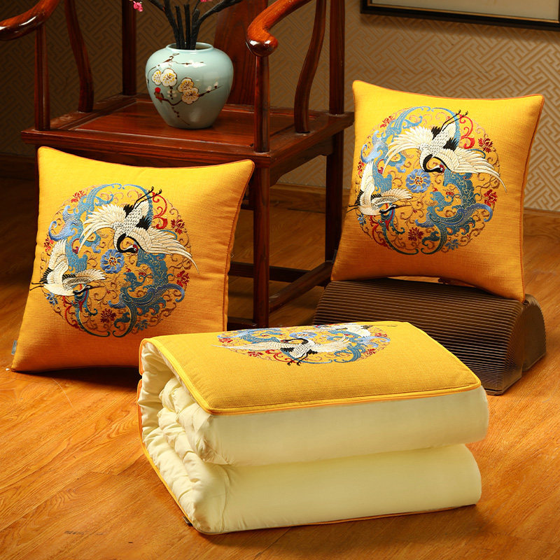 Longfeihewu Doris Linen Yellow [자수 스타일]