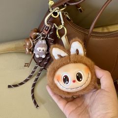 ネットセレブかわいいラブラブ第二世代小さなペンダントぬいぐるみ人形バッグペンダントキーホルダー人形