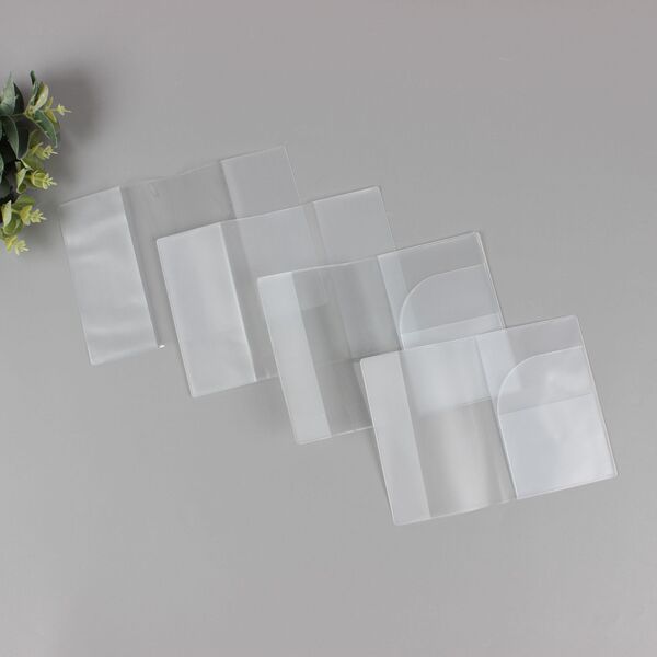 European Vaccination Card Protective Case Protective Case Waterproof Card Case Transparent Card Case Double-sided Thickened pvc Certificate Image