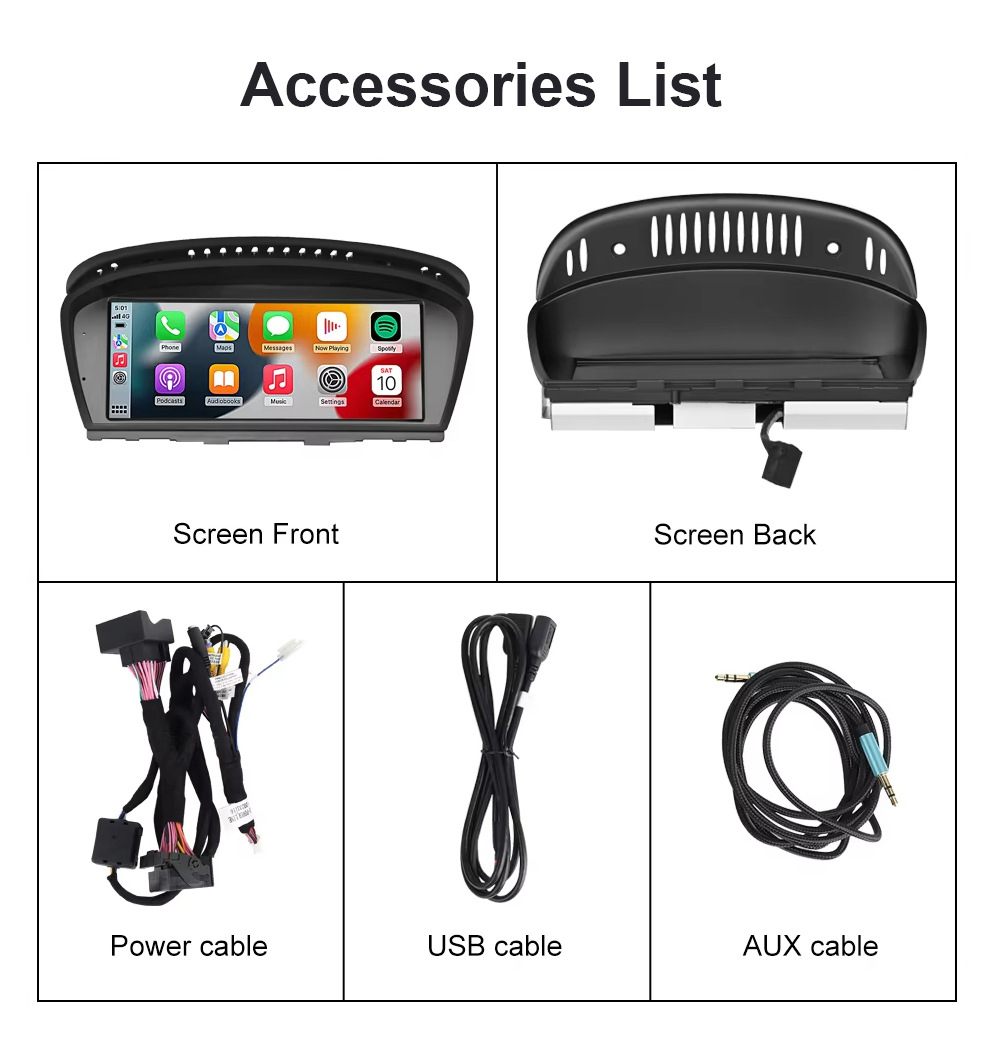 8.8" Carplay Car Multimedia Player Suitable for Bmw 5 Series Ccc/Cic System Linux System