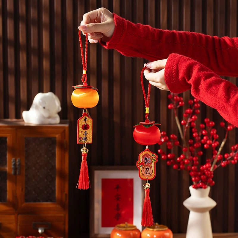 Новогодний подвес persimmon pendant Persimmon Ruyi входная дверная ручка декор мир и радость подвеска атмосферa весной фестиваль