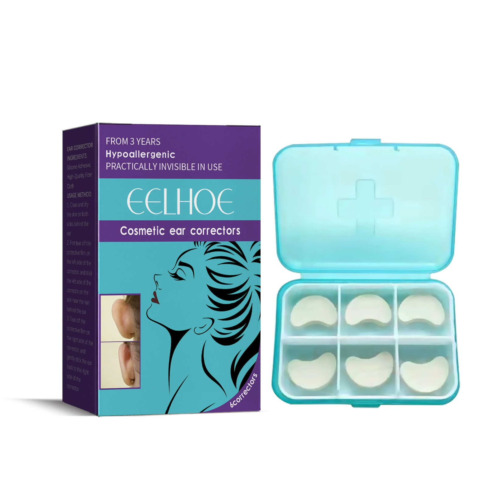 Eelhoe, наклейки на уши, ортезы для ушей, (товары из-за границы)
