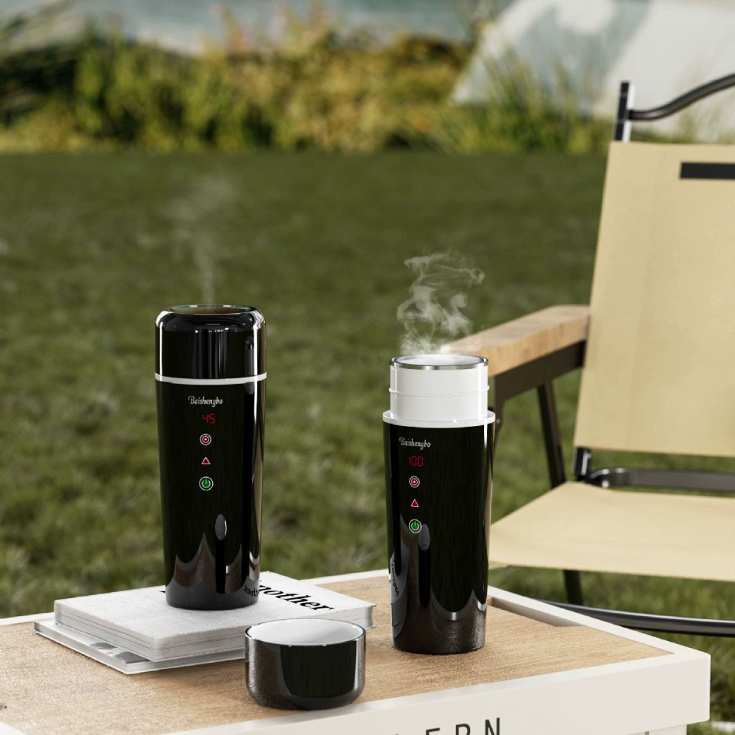 Небольшой портативный электрический нагревательный стакан для воды для изоляции и перемешивания