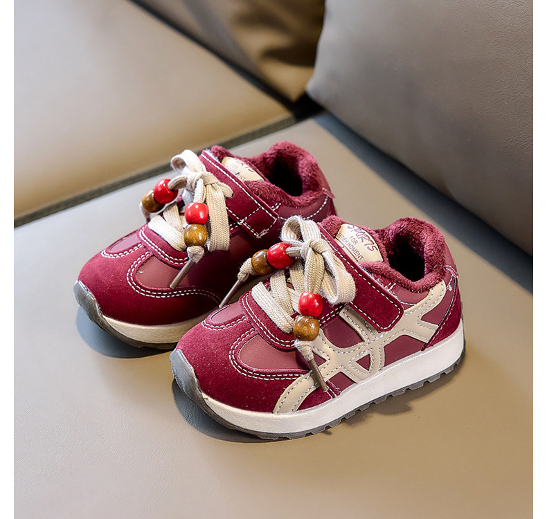 Baskets d'hiver pour enfant avec doublure polaire et semelle eva_voghion.com