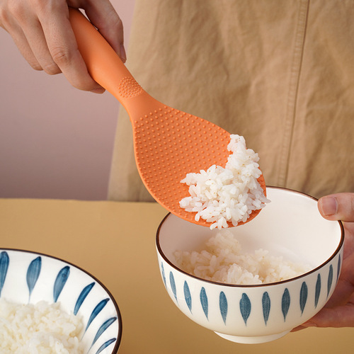 Rice spoon, non-stick rice shovel, can stand up to serve rice, high temperature resistant household kitchen small rice cooker rice spoon