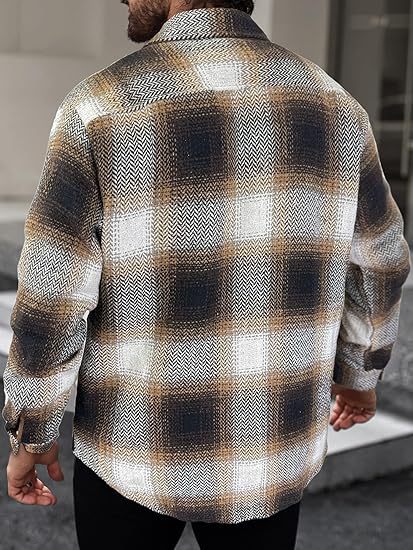 Giacca jacquard uomo maniche lunghe stile western cotone_voghion.com