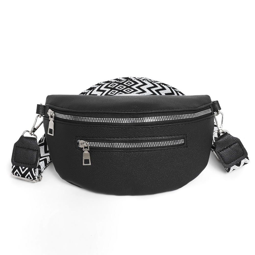 Transfronterizos para bolsos de cuero suave bolsos de silla de montar bolsos de mujer 2025 nueva moda bolsos de pecho casuales bolsos de hombro