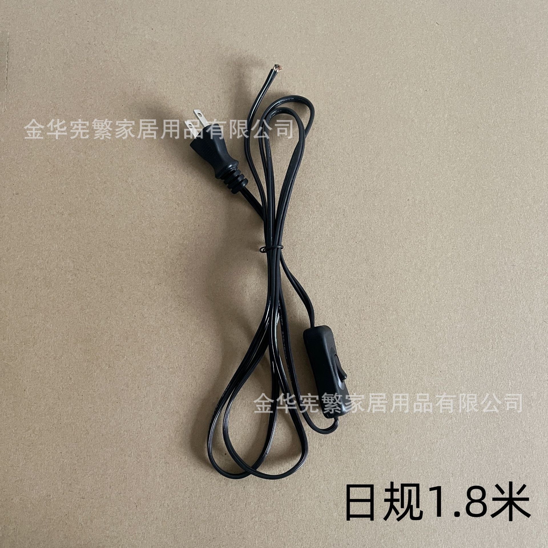 [Xianfan] enchufe de cable de alimentación de varios países, interruptor de lámpara de escritorio, cable de pie, estándar europeo y estándar estadounidense, lote de accesorios de iluminación de exportación