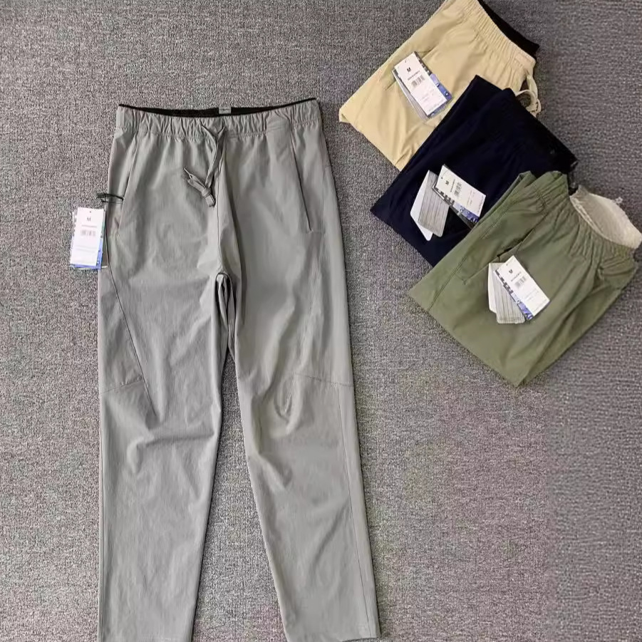 Whole-piece Lightweight Three-dimensional Tailored Quick-drying Breathable Lightweight Four-sided Elastic Sports Casual Pants for Men