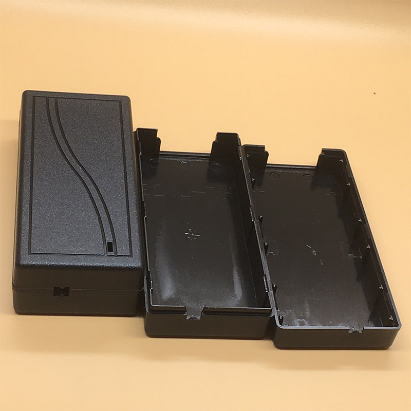 ホテル用ダブルラインカード電源ブラックデスクトップセルフバックルシェル電源アダプタプラスチック充電器シェル|undefined