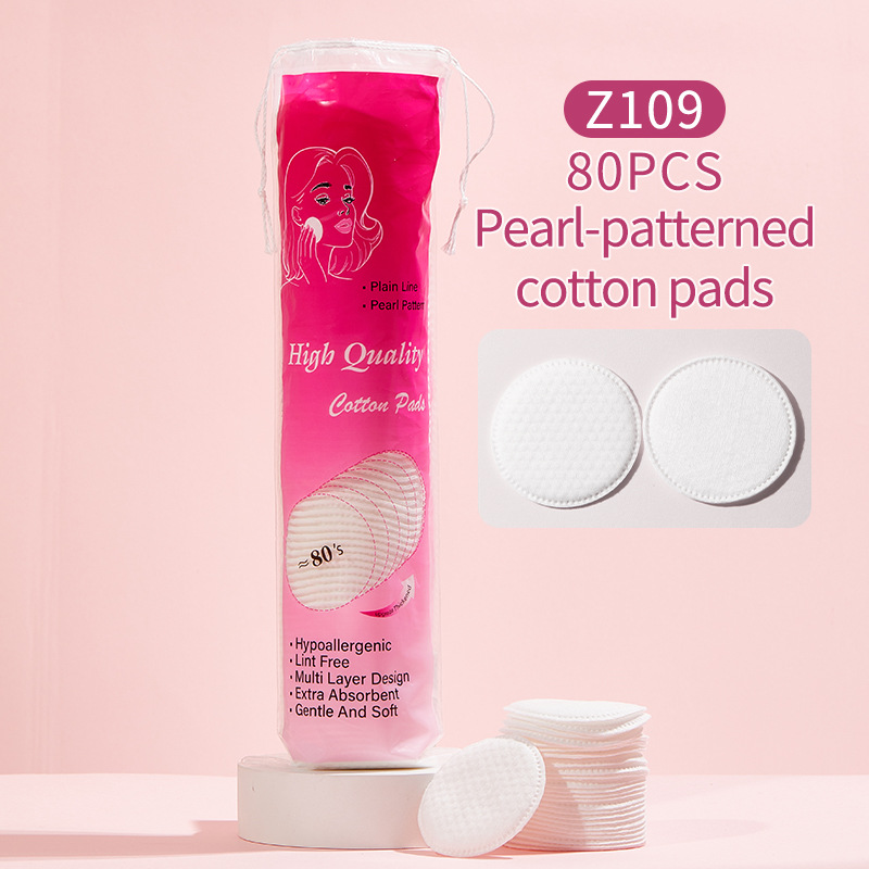 LMLTOP grueso algodón redondo 150 piezas de doble cara prensado punto de prensado húmedo desmaquillaje algodón redondo suministro internacional exclusivo