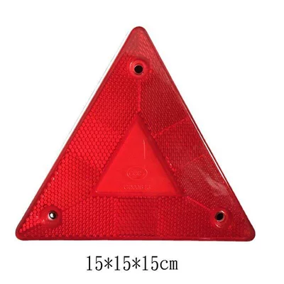 Small triangular warning sign, Warning sign - 1-piece-of-red