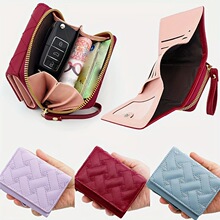 O 74511 Heart embroidered wallet �����廨Ǯ���¿�����ͨ