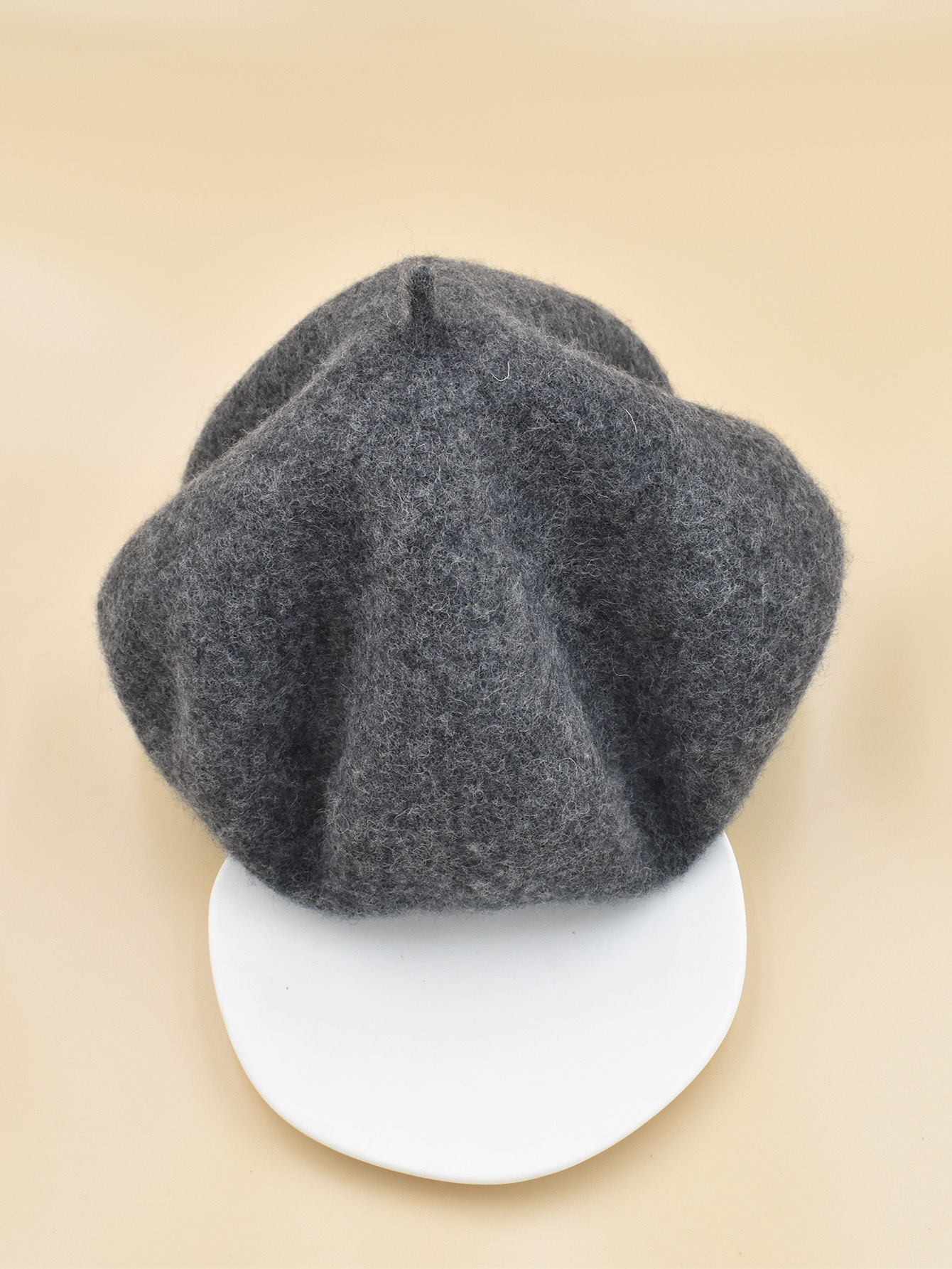 Unisex dam ull premium basker Höst/vinter vintage målarhatt Newsboy hatt rosa_voghion.com