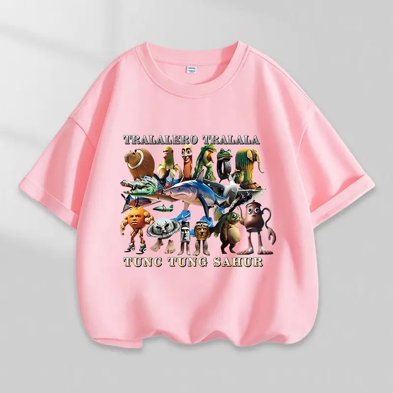 NASA アメリカの山と海の経典半袖子供用夏木棒忍者純綿 Tシャツ男の子と女の子のためのトレンディなトップス|undefined