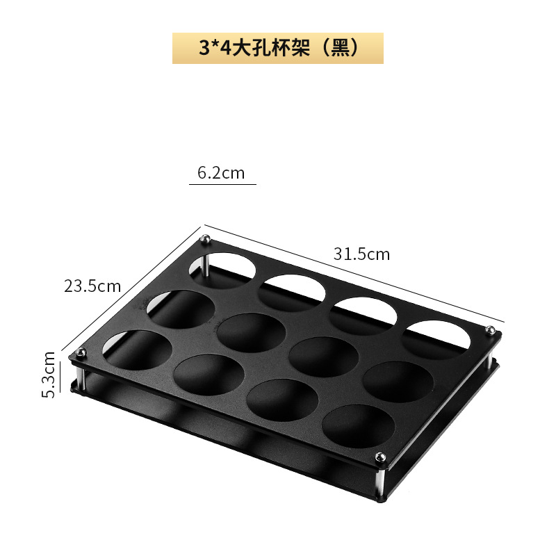 Barra de vidrio templado KTV taza de cerveza traje hogar comercial sostenedor de la taza de acero inoxidable taza de beber una taza