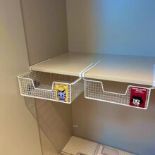 衣柜内衣收纳盒家用抽屉式储物收纳架铁艺悬挂收纳盒袜子收纳挂篮