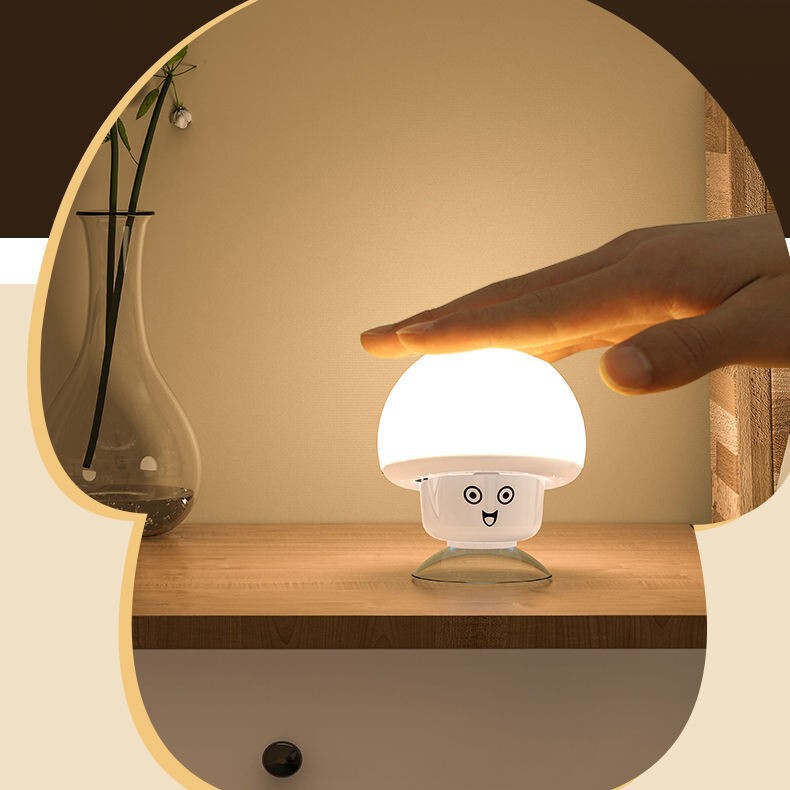 Private model new mushroom night light patting lamp star and moon projection desktop night light cute wind mini patting lamp Private model new mushroom night light patting lamp star and moon projection desktop night light cute wind mini patting lamp