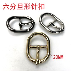 6mm Round Line Day Needle Buckle Day Shape Strap Buckle Box Bag Hardware Accessory Strap Adjustment Buckle Inner Diameter 20MM