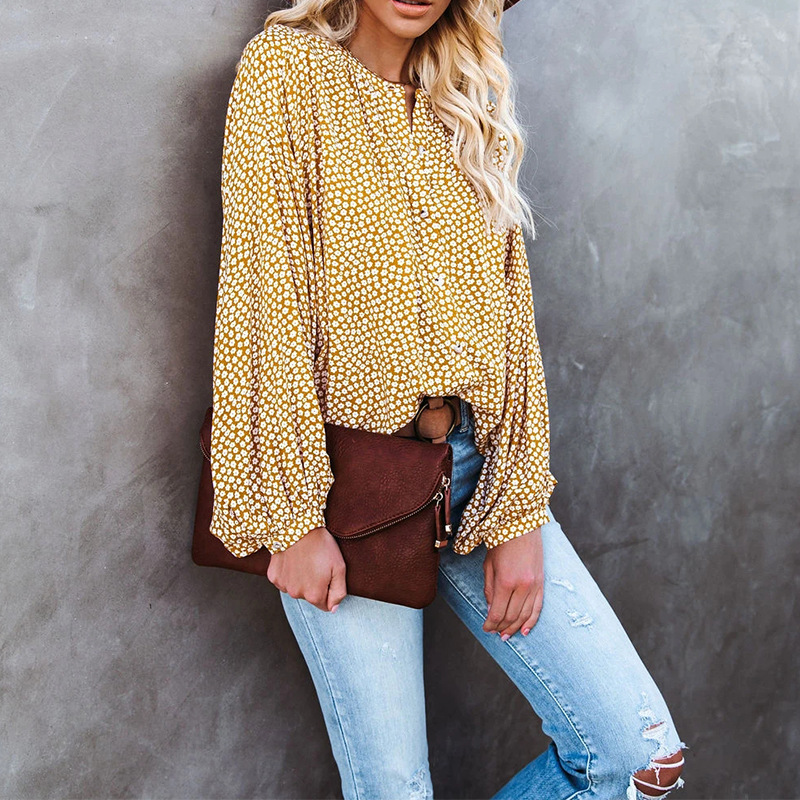 spring and summer new floral loose casual shirt  NSZH23026