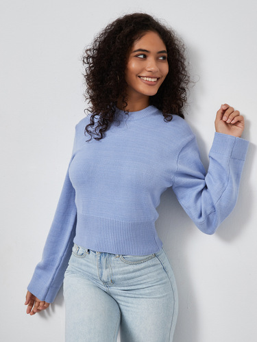 Women's European and American Style Fashion Short Sleeve Hooded Knit Sweater, Can Be Worn as a Base Layer or Outerwear, Autumn