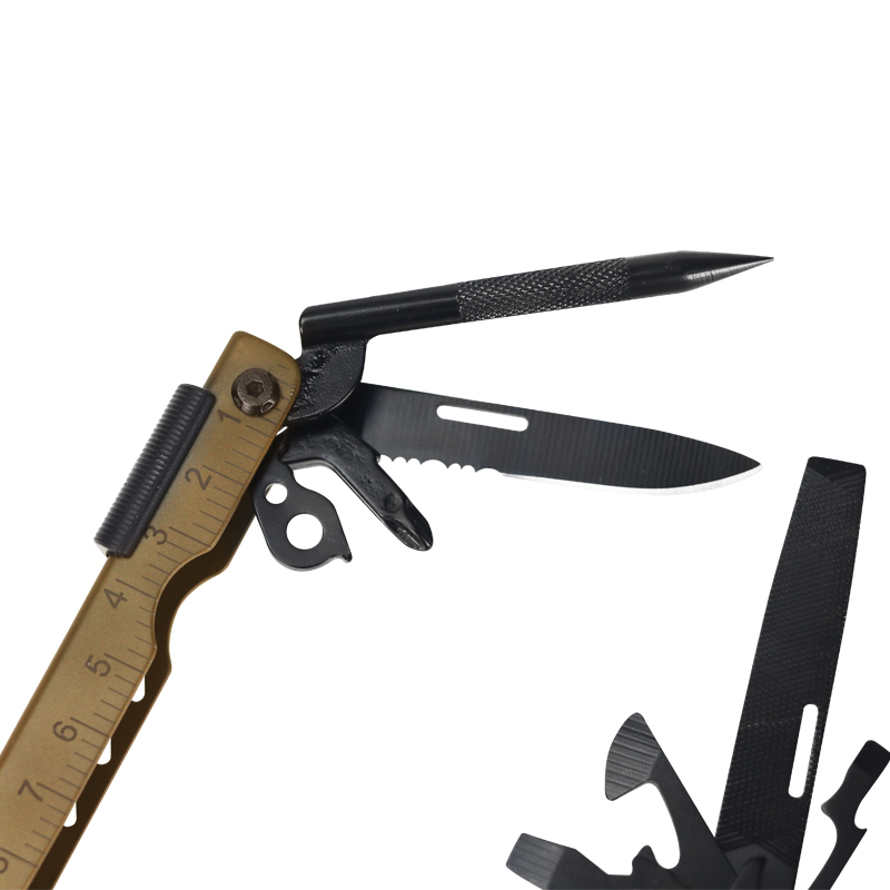 原品公发户外折叠工具钳战术钳子野营小刀工具钳EDC多功能伸缩X20