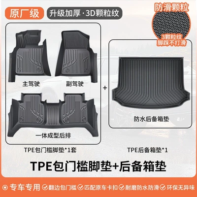 for all models, suitable for, Universal Foot Pad - upgraded-with-thickened-3d-anti-slip-particlestpe-door-sill-mats-trunk-mat