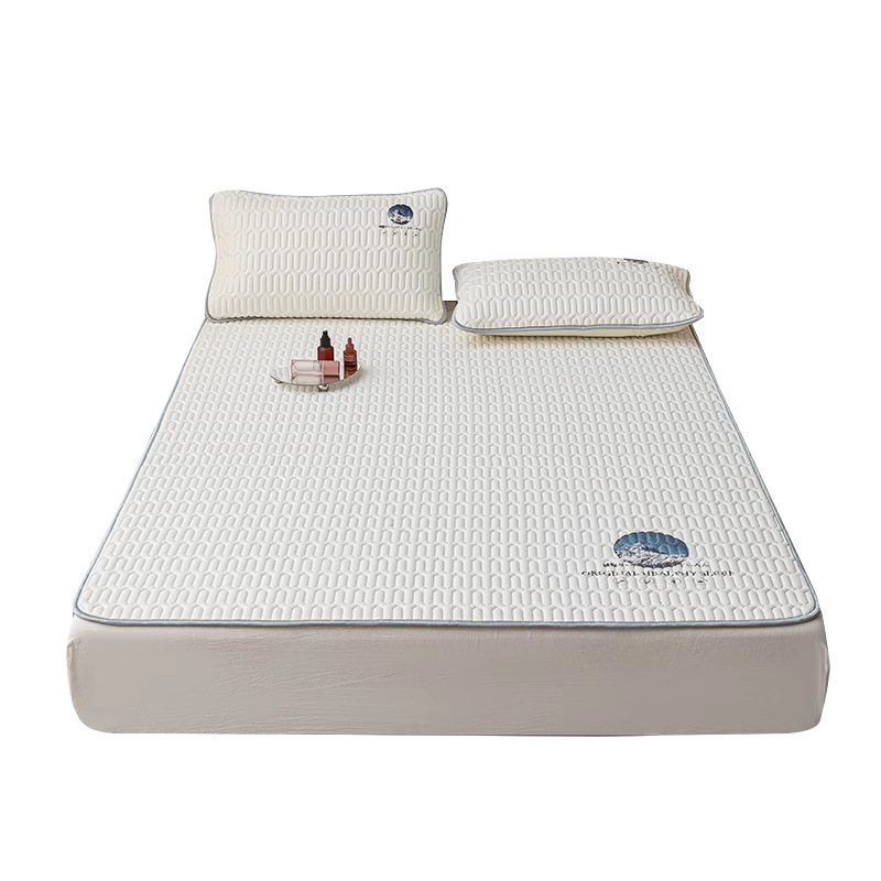 Sombrilla de cama fresca, alfombra de enfriamiento de verano para el hogar, sábana de seda de hielo de verano, sábana de cama, alfombra de aire acondicionado lavable para dormitorio